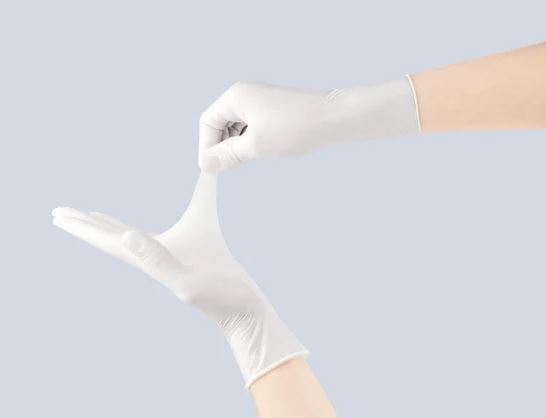 Latex Examination Rubber Gloves Powdered-Free