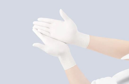 Examination Food Grade Disposable Latex Gloves