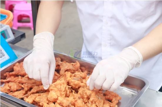 Disposable Food Processing Working Latex Gloves