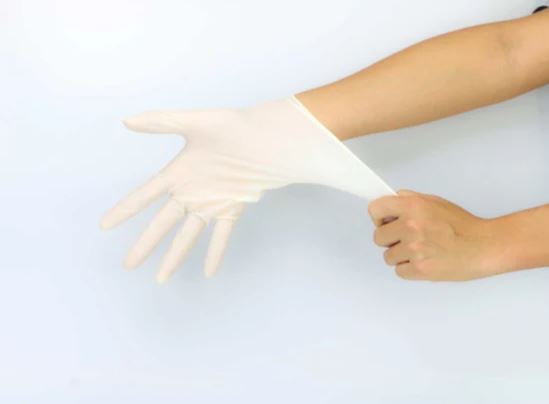 Disposable Examination Latex Household Gloves Powder