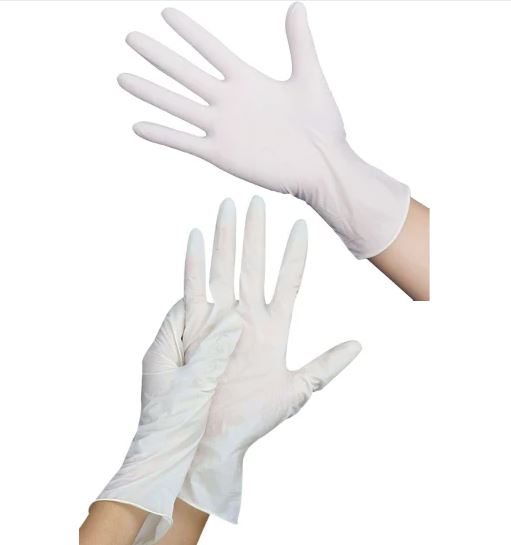 Disposable Examination Latex Household Gloves Powder