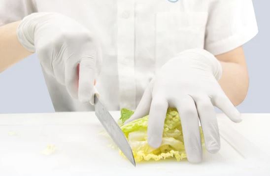 Disposable Work Food Processing Latex Gloves