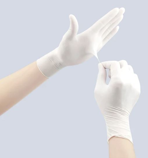 Examination Latex Rubber Gloves