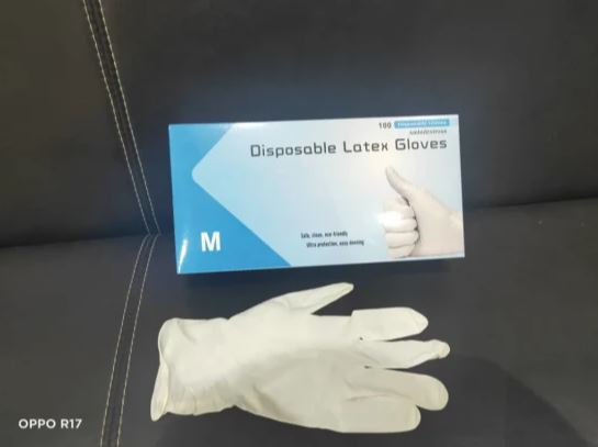 Disposable Examination Latex Household Gloves Powder Free