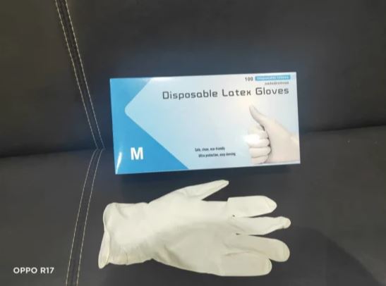 Disposable Powder Latex Exam Household Gloves