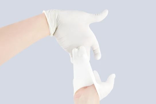 Examination Latex Rubber Gloves