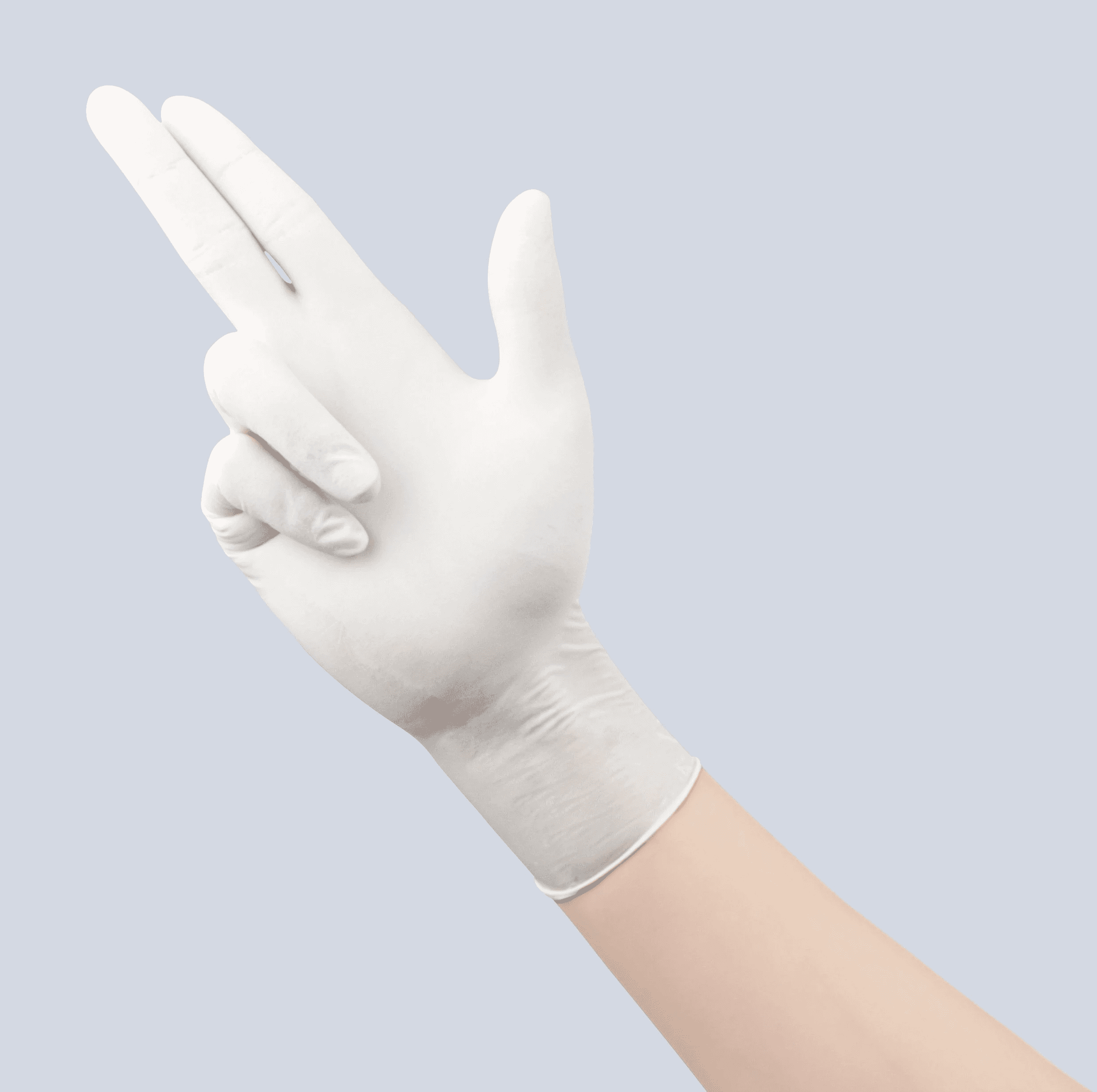 Disposable Examination Latex Gloves Powdered